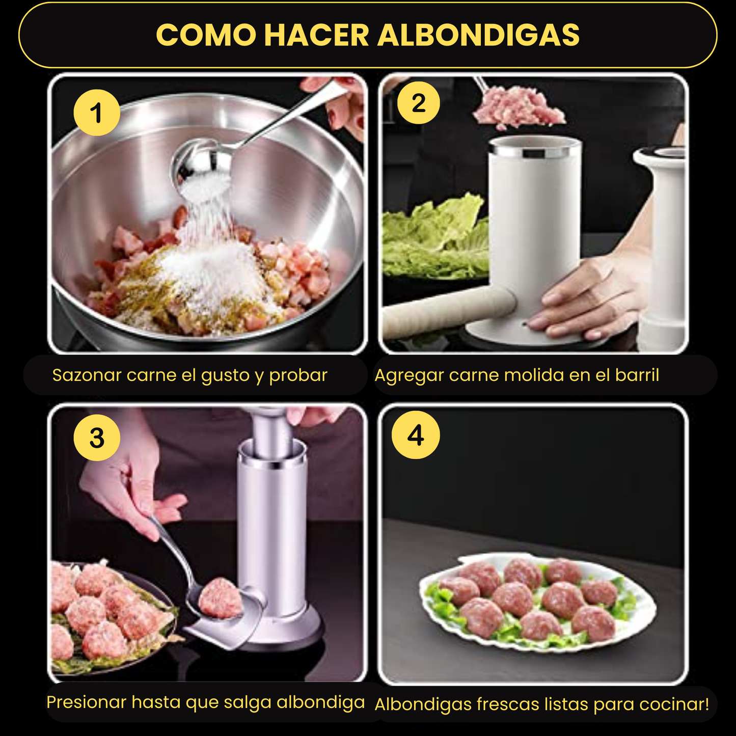 Embutidora Manual De Chorizos/Salchichas