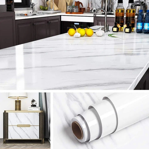 Rollo Vinilo Adhesivo Decorativo Mármol