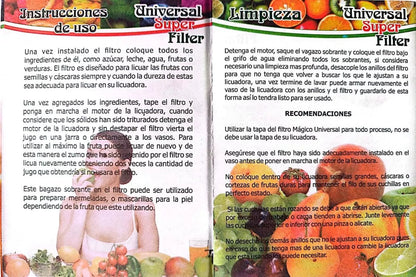 Filtro Extractor Para Licuadora